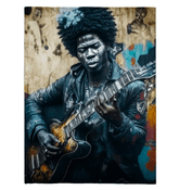 Master Of The Six String Sherpa Blanket - Beyond T-shirts